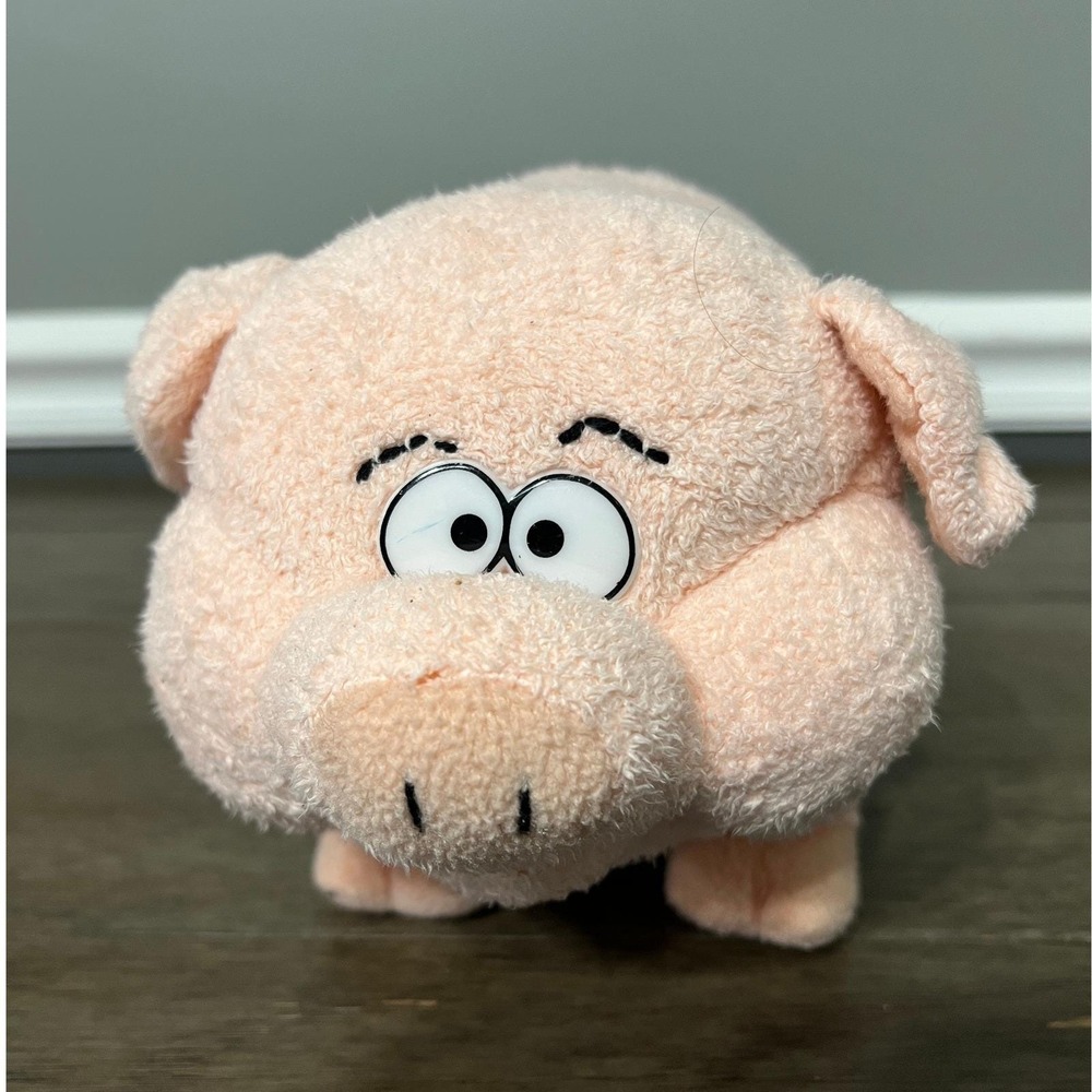 Cute Pink Cartoon Terry CLoth Pig Plush‎ Stuffed Animal Toy